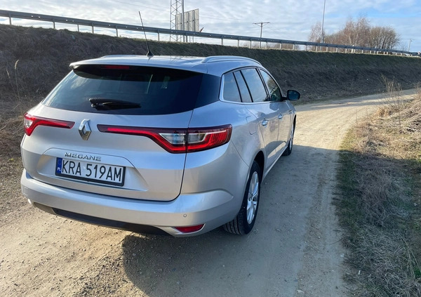 Renault Megane cena 51200 przebieg: 108000, rok produkcji 2019 z Skała małe 154